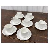 7 H & Co. L France fine bone china espresso cup