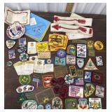 Boy Scout badges/patches, sashes, neck scarf etcï¿½
