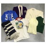 Vintage Clothing- sweaters, sweater vests, etc,