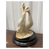 Kaiser bisque porcelain duck figures
