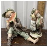 2 Works of Art Italy figures Giuseppe Cappe
