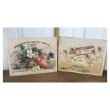 2 signs - Boot & Shoe Co., Joy to the World