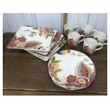 Eva Mendes Vida China- Espana Rose Print pattern
