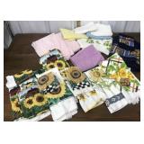 Kitchen, bath towels, pot holders