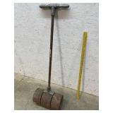 Heavy flooring Roller /Solid approx 100 pounds
