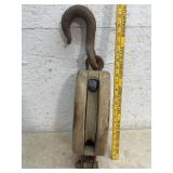 Large Wooden Pulley