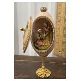 Nativity Fabergï¿½ style egg signed