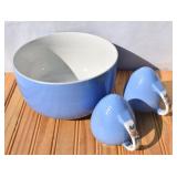 Vintage Hall Rose Parade Large Mixing Bowl, Salt