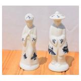 Vintage Churchill Blue Willow Figural Salt &