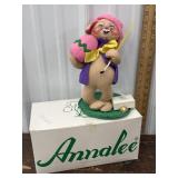 Annalee rabbit painting egg and pin