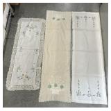 Beautiful Vintage Table runners