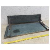 Old Buggy Seat with Old Blue Paint