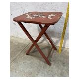 Folding End Table