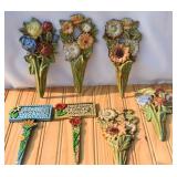Ceramic Art Pottery Garden Bouquets/Deco