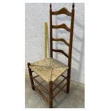 Early Ladderback Chair Hand Scribed