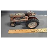 vintage metal Allis charmers toy tractor