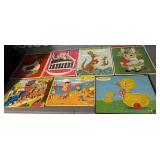 Vintage kids puzzles.