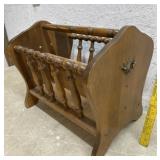 Wood Magazine Holder