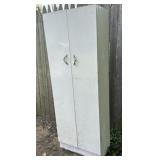 2 Door Tin Cabinet Approx. 22x12x60