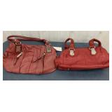 2 Burgundy Purses One New With Tags