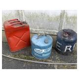 Eagle kero can, kero can and Jerry can