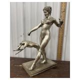 Diana the Huntress metal statue *heavy