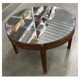 Mirror top end table w
