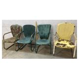 4 Spring Chairs/ Need Work