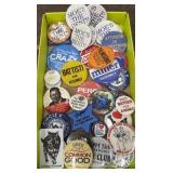 Vintage advertising pins