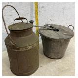 Cream Can & Dough Maker