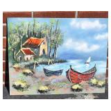 Enamel on Copper Painting by Karen Greene.