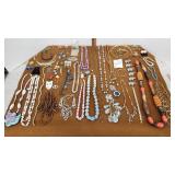 Costume jewelry necklaces,bracelets, earrings,