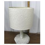 Wicker lamp- vintage *needs rewiring