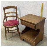 End table & Side Chair