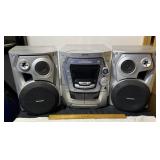 Panasonic boom box. Works well! Removable