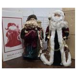 2 large around the world Santa