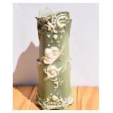 Schafer & Vater Three Cherub Sage Green Victorian