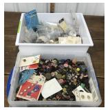 Buttons- 2 bins