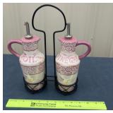New Temp-tations Old World Oil & Vinegar Caddy
