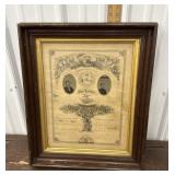 1871 Tioga NY marriage John Spencer/ Jane Catlin