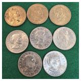 8 $1 Coins