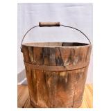Antique Wooden Bucket