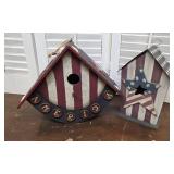 2 Patriotic Birdhouses