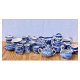 Lot of Blue & White Porcelain items. (serving