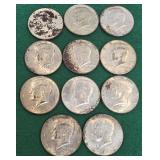 11 1966-67 Half Dollars