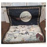 Tapestry "And to all a good night" wall hanger -