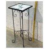 Iron Plant Stand w/Tile Top 11/27