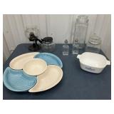 Kitchen treasures- chip & dip, vintage Cory DYU