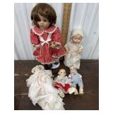 5 Vintage Dolls