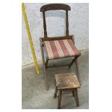 Folding Chair & Stool